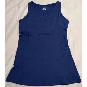 Tuff Vida Women’s Size S Navy Blue Tank Top Racerback Inner Lined Bra NWOT